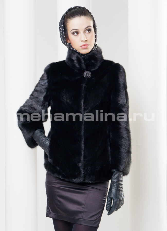 фото Шуба из меха норки, короткая модель № S-336