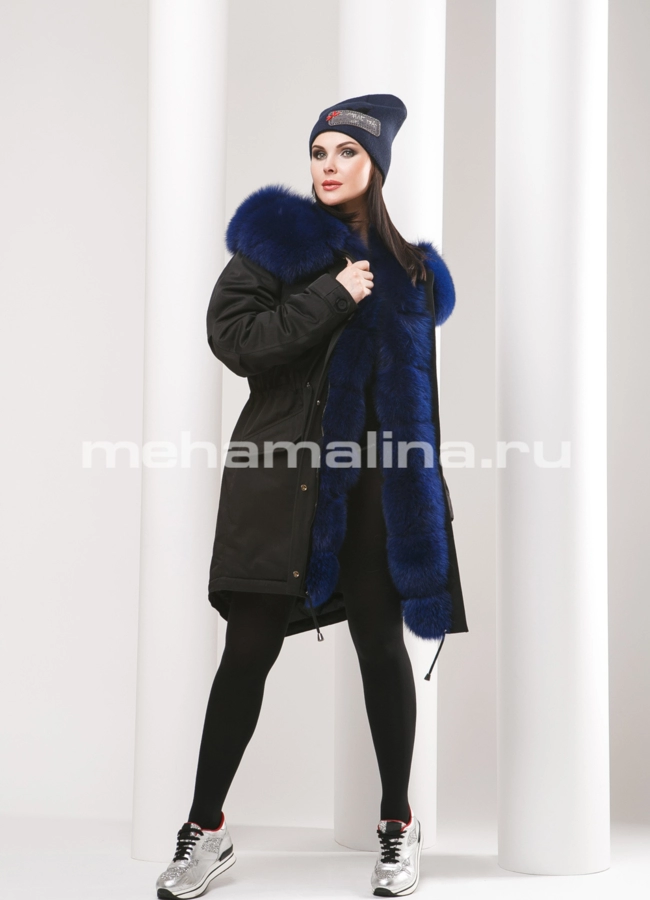 Парка женская Malina siberian wear модель № П-130 меха малина