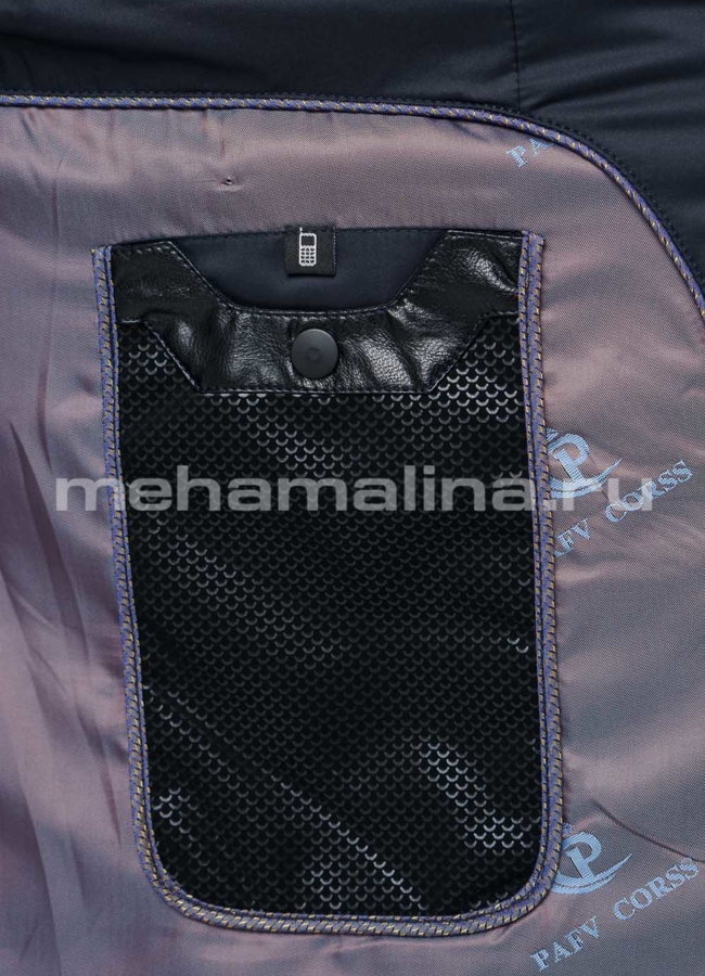 Мужская куртка, английский воротник модель № KP-126 в рассрочку