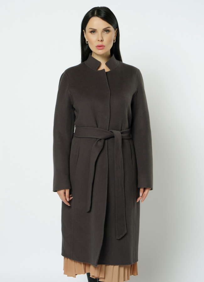 Пальто-жилет серого цвета модель № 2300/1 универмаг малина