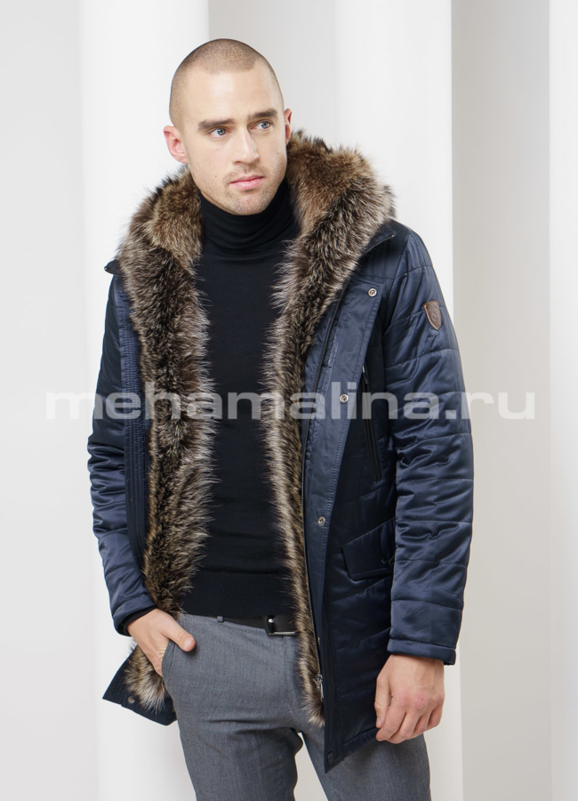 фото Зимняя куртка удлиненная модель № KM-6