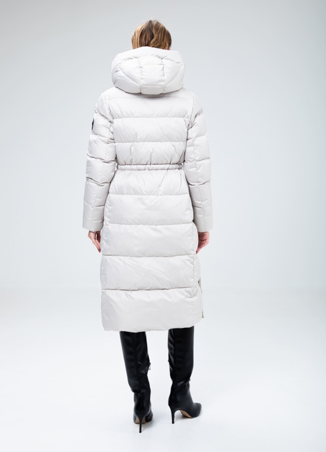Женский пуховик с капюшоном  модель № 25512 в кредит