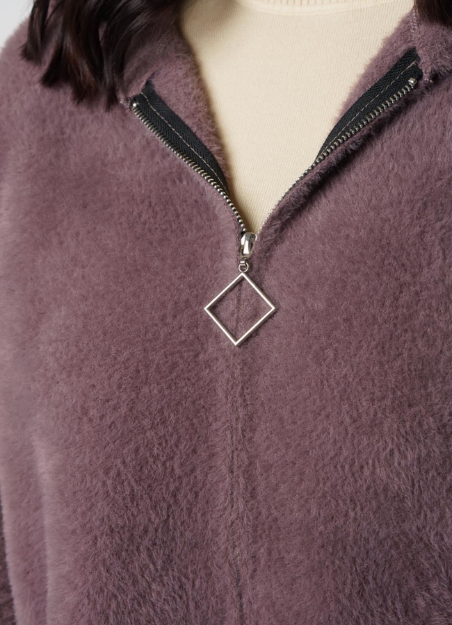 Женское пальто с капюшоном модель № 6601 универмаг малина