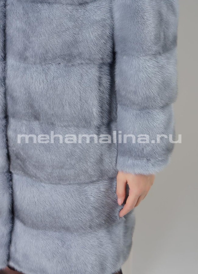 Норковая шуба поперечная, трансформер  модель № S-759 универмаг малина