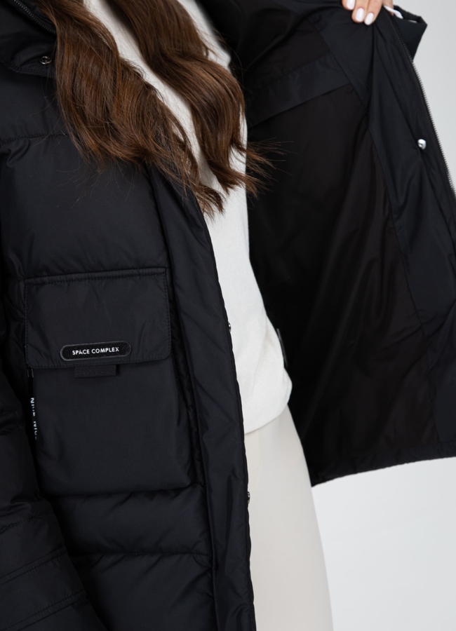 Куртка женская с капюшоном  модель № 25776 универмаг малина