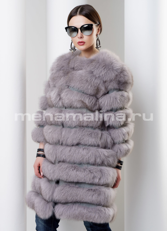 Песцовый жакет модель № M-126 универмаг малина