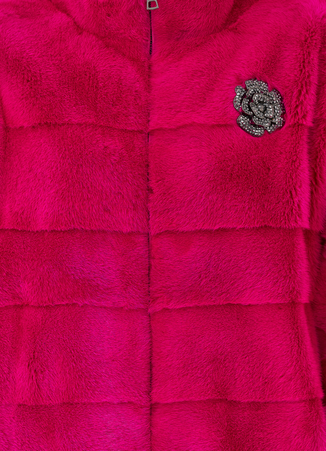 Короткая шуба из норки  модель № 24654 в рассрочку