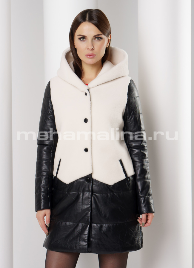 Френч модель № K-451 меха малина