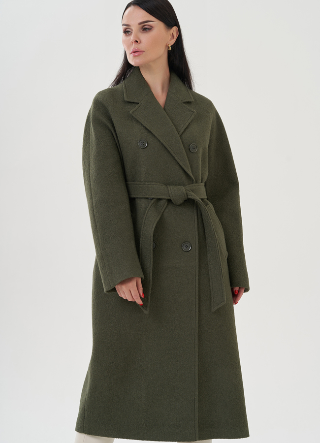 Пальто женское с английским воротником модель № 24758 универмаг малина