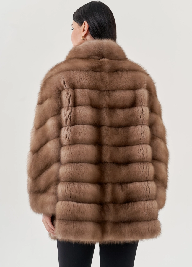 Шуба из куницы  модель № 79567 в кредит