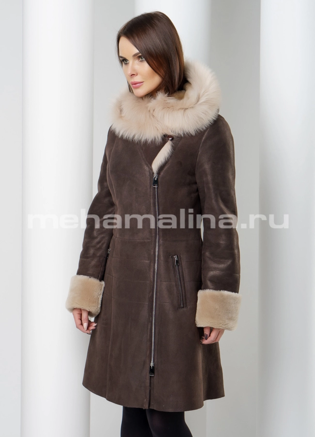 Дубленка  модель № D-189 универмаг малина