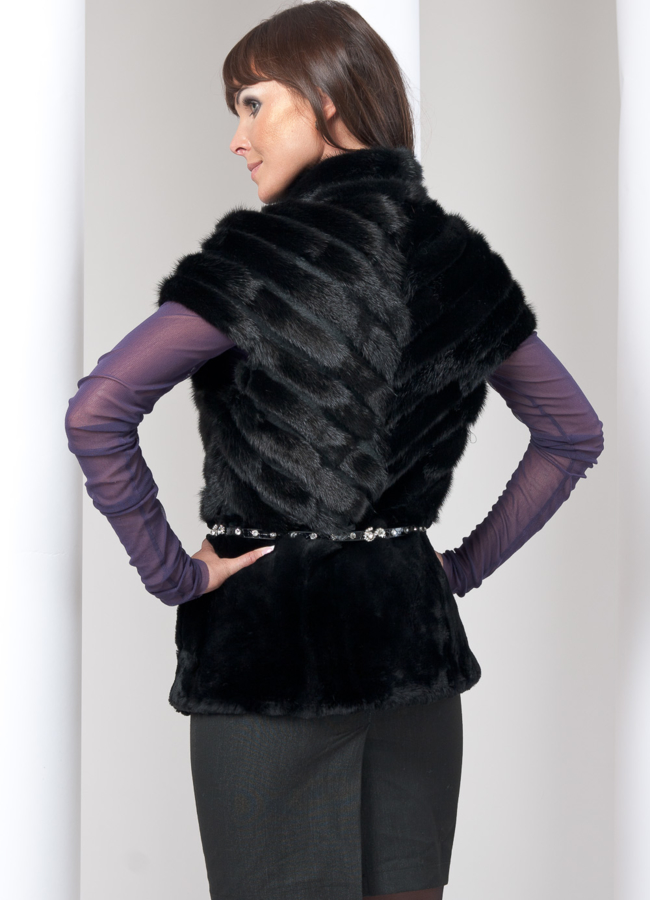 Жилет из норки модель № M-2 в кредит
