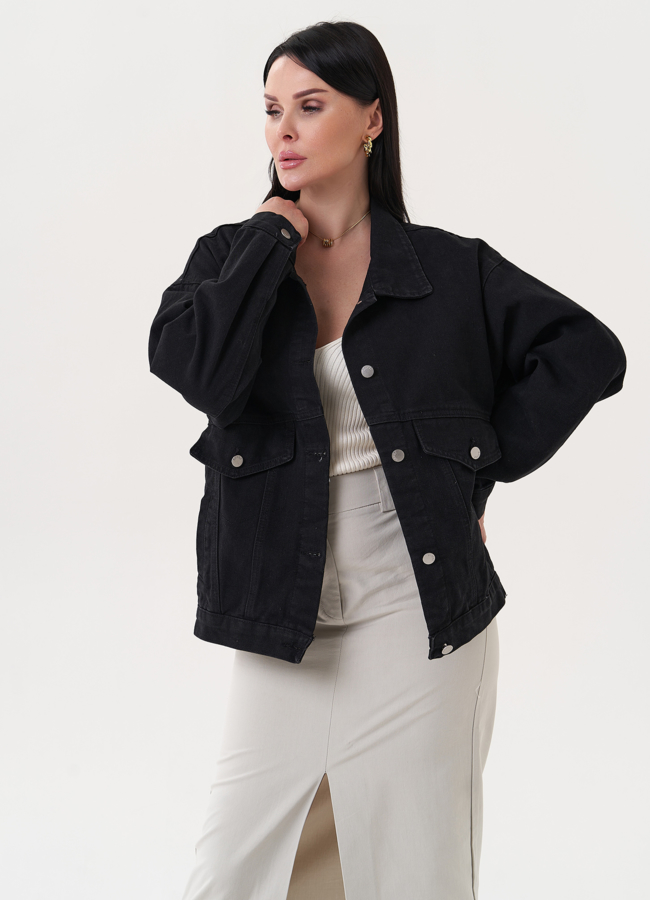 Женская джинсовая куртка модель № 27252 в кредит