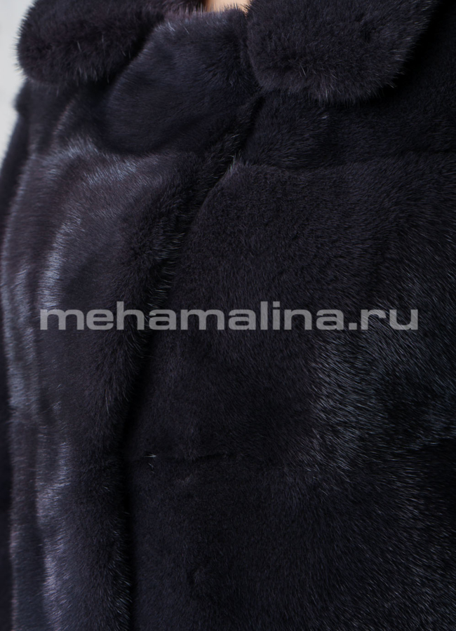 Шуба из меха норки модель № S-563 универмаг малина