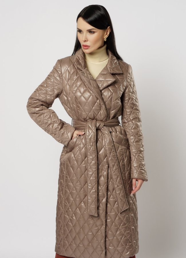 Пальто женское из текстиля на утеплителе модель № 17782 универмаг малина