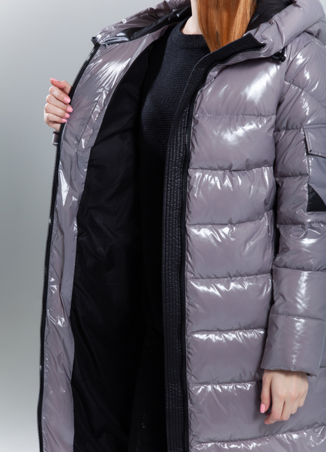 Пуховик женский модель № 504 универмаг малина