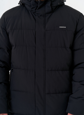 Мужской пуховик с капюшоном