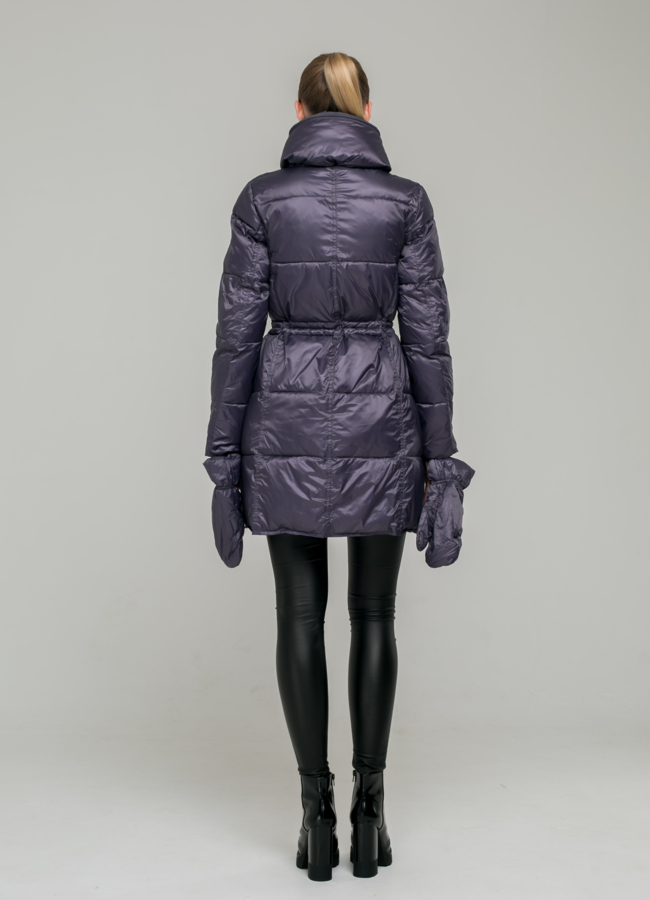 Пуховик ODRI с рукавицами  модель № П-240 в рассрочку