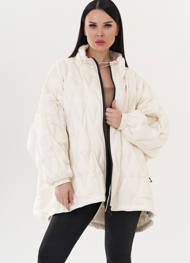 Женская куртка оверсайз модель № 26666 универмаг малина