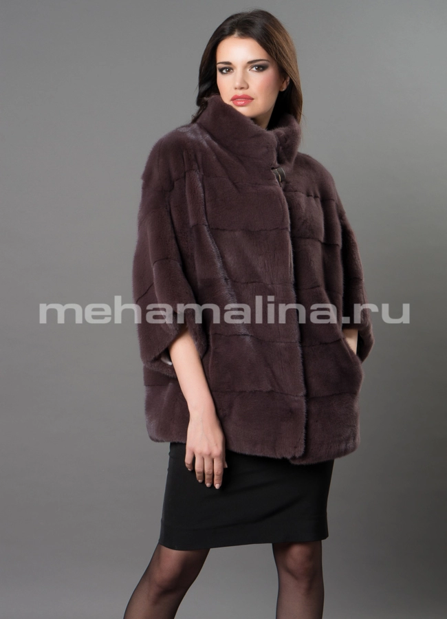 Норковая шуба модель № S-668 универмаг малина