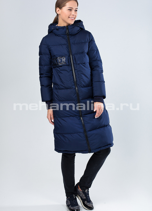 Пуховик женский удлиненный модель № П-288 в кредит