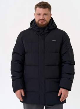 Мужской пуховик с капюшоном 