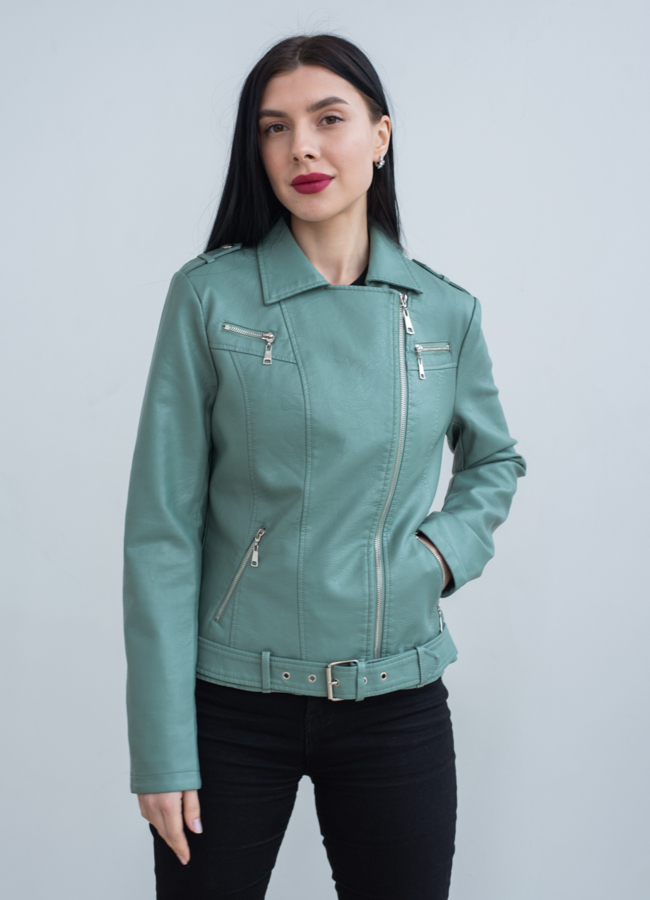 фото Куртка женская из эко кожи  модель № 22866