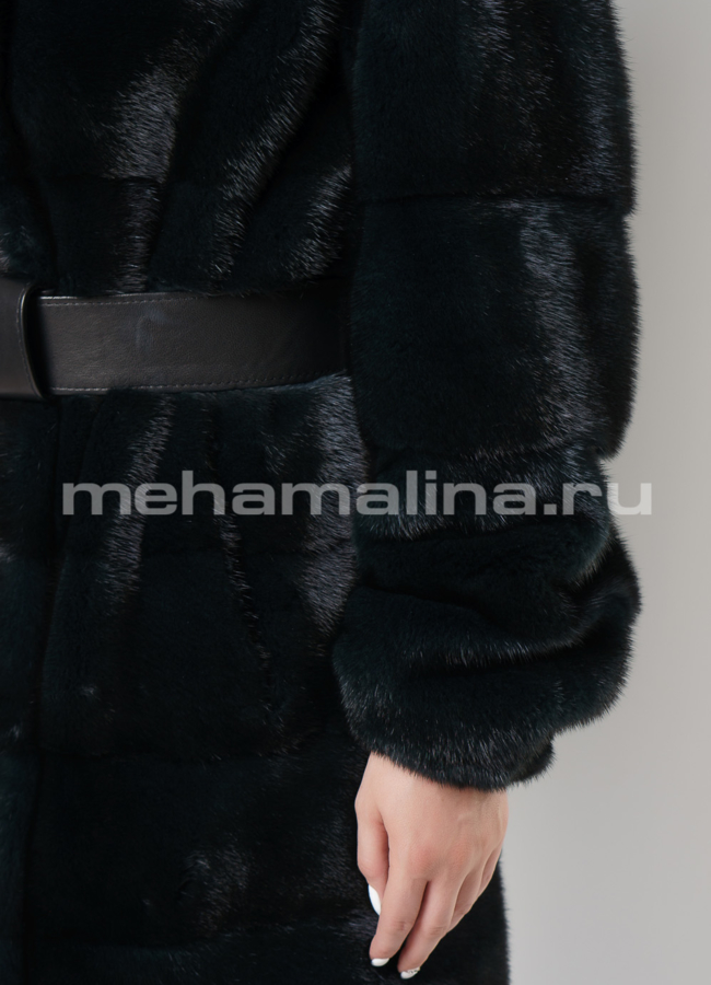 Норковая шуба модель № S-712 универмаг малина