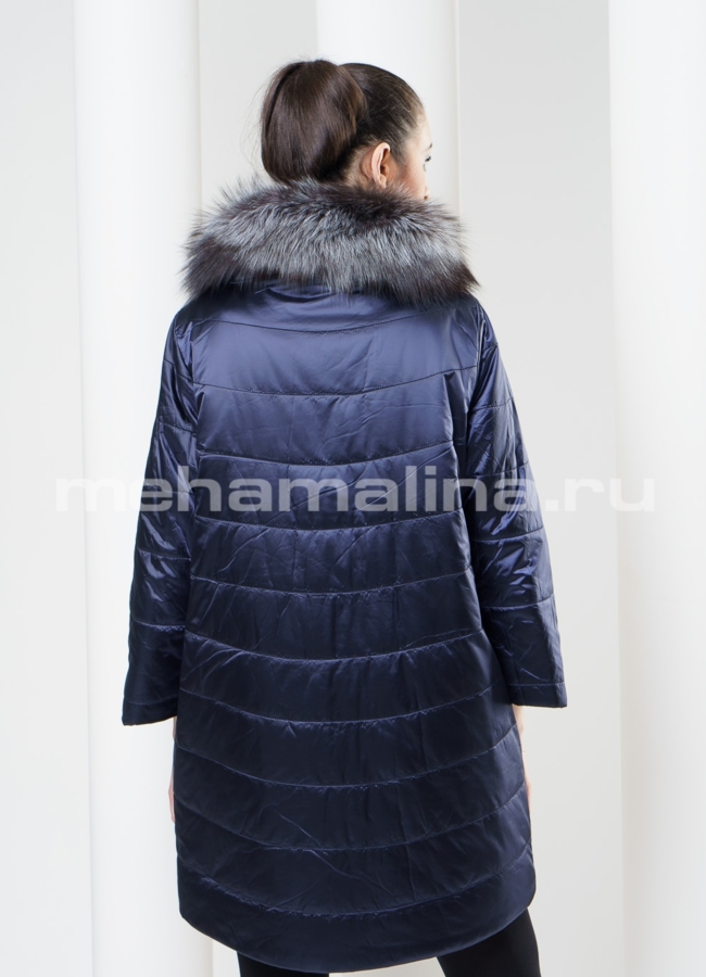 Куртка с чернобуркой на верблюжьей шерсти модель № П-47 в кредит