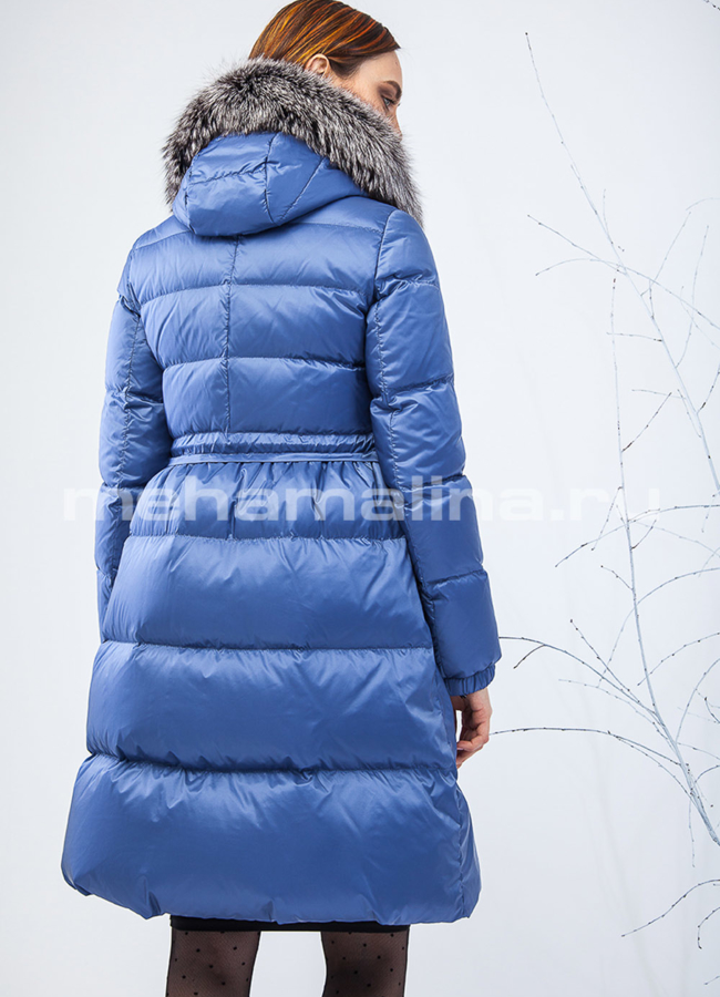 фото Пуховик с чернобуркой  модель № П-196