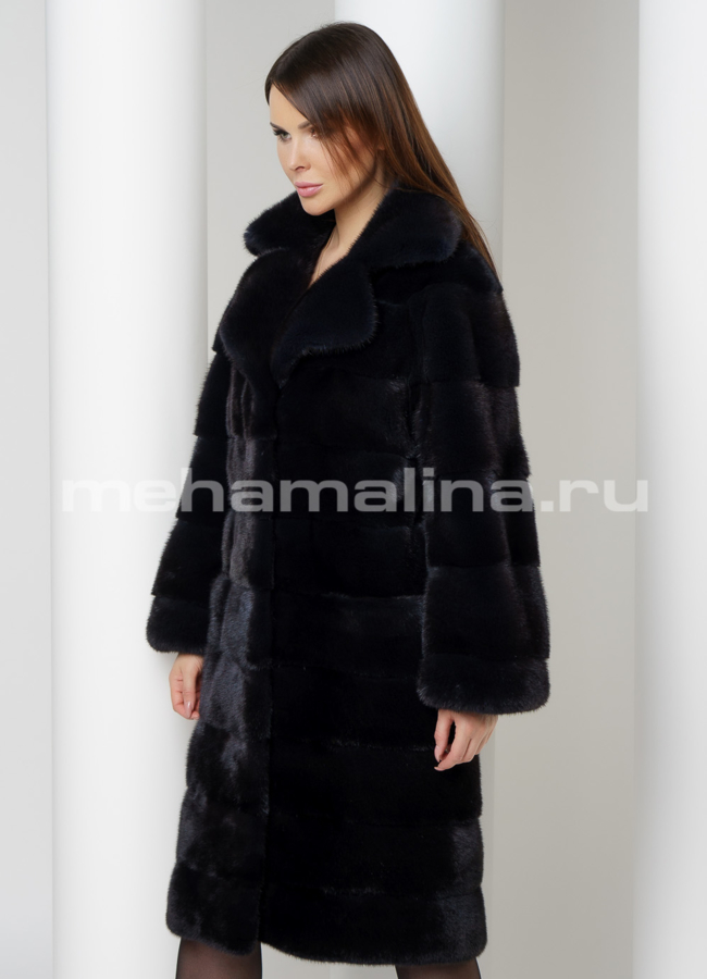 Шуба норка модель № S-573 универмаг малина