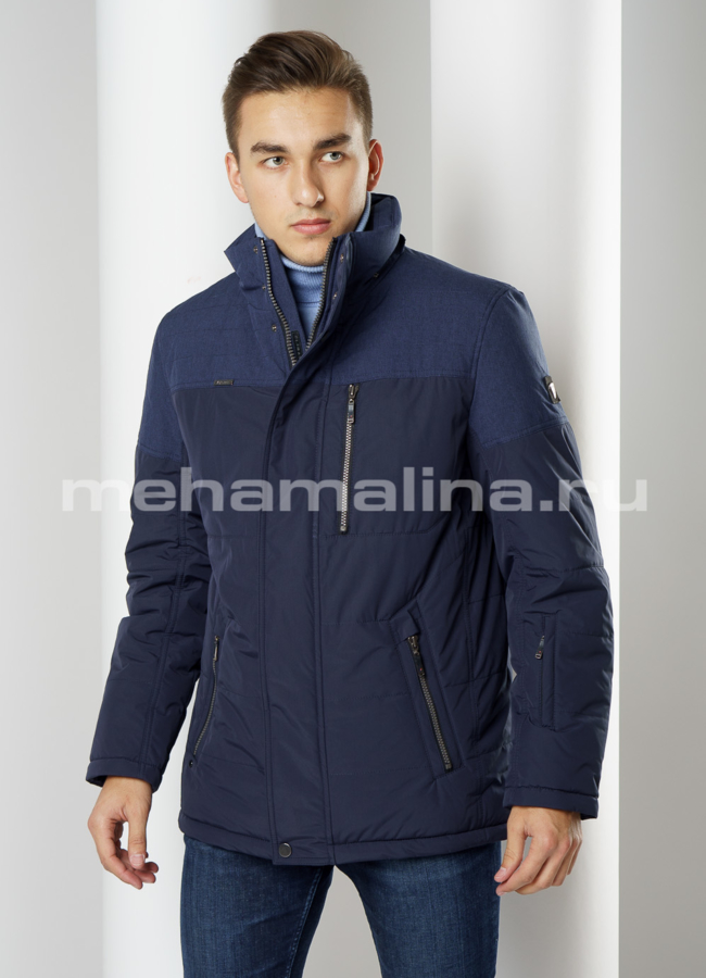 Пуховик AutoJack модель № KM-37 меха малина