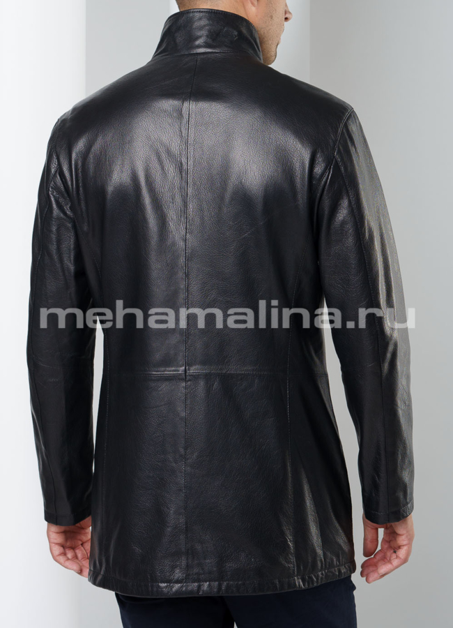 Кожаная куртка модель № KP-190 в кредит