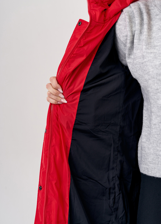 Женский пуховик прямого кроя модель № 3579 в рассрочку