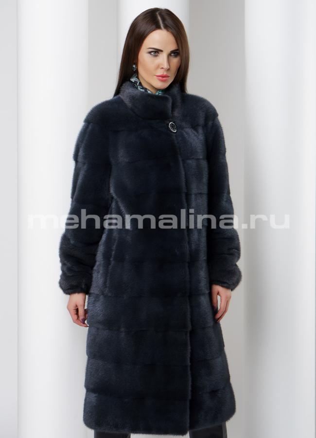 Шуба из скандинавской норки модель № S-513 универмаг малина