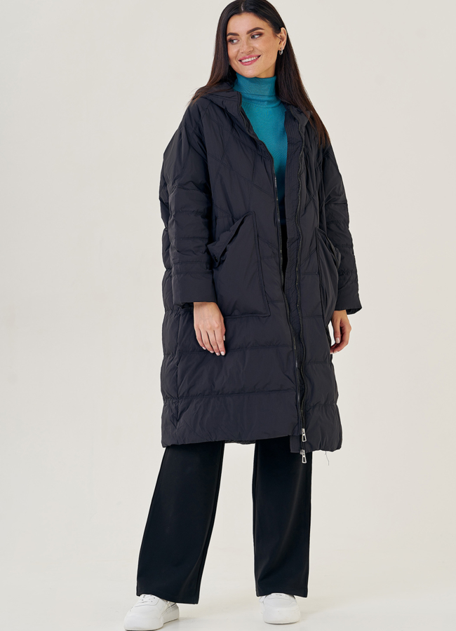 Женский пуховик оверсайз Malina Siberian модель № 23232 универмаг малина