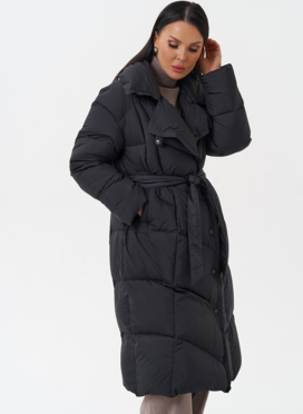 Женский пуховик с капюшоном 