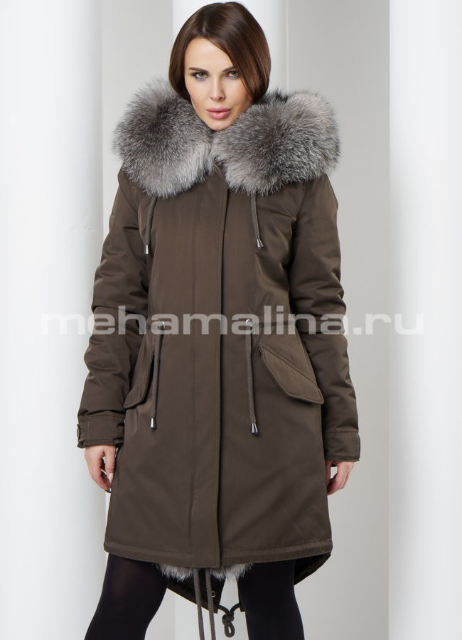 фото Удлиненная парка модель № П-210