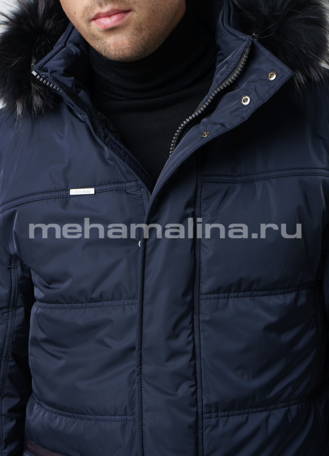 Куртка синего цвета модель № KM-33 универмаг малина