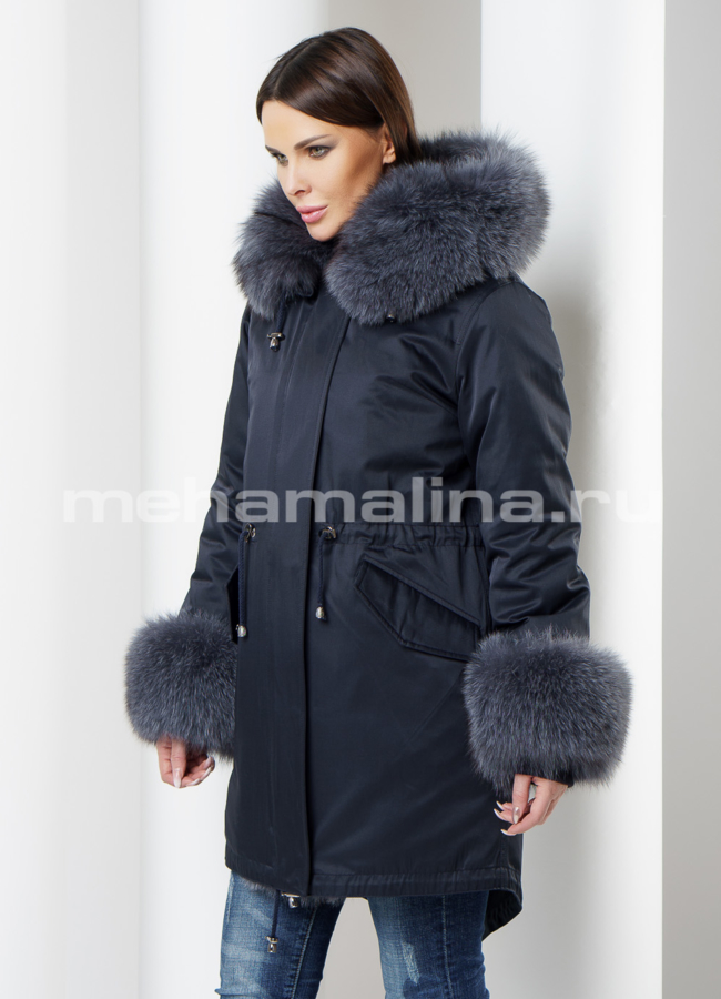 Женская парка модель № П-166 универмаг малина