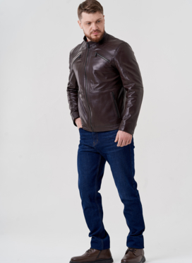 Мужская кожаная куртка 
