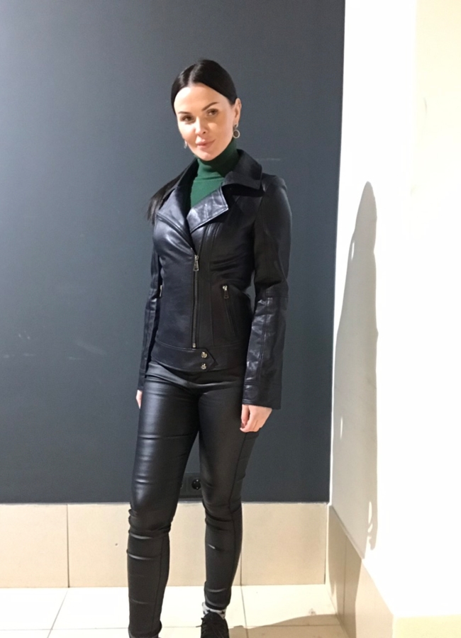 Куртка женская из эко кожи модель № 7991 в кредит