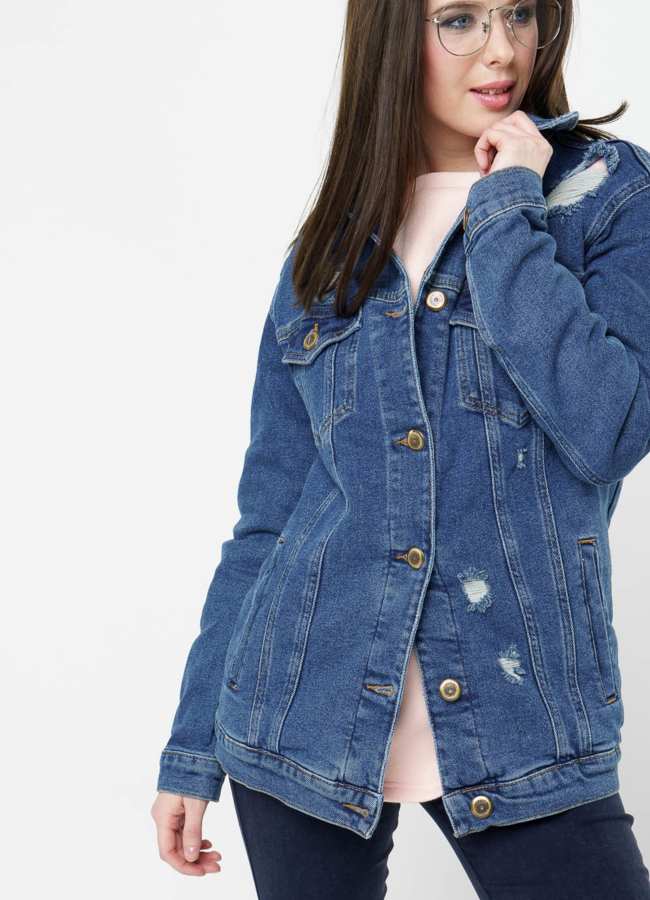 Куртка джинсовая  модель № 362 в рассрочку