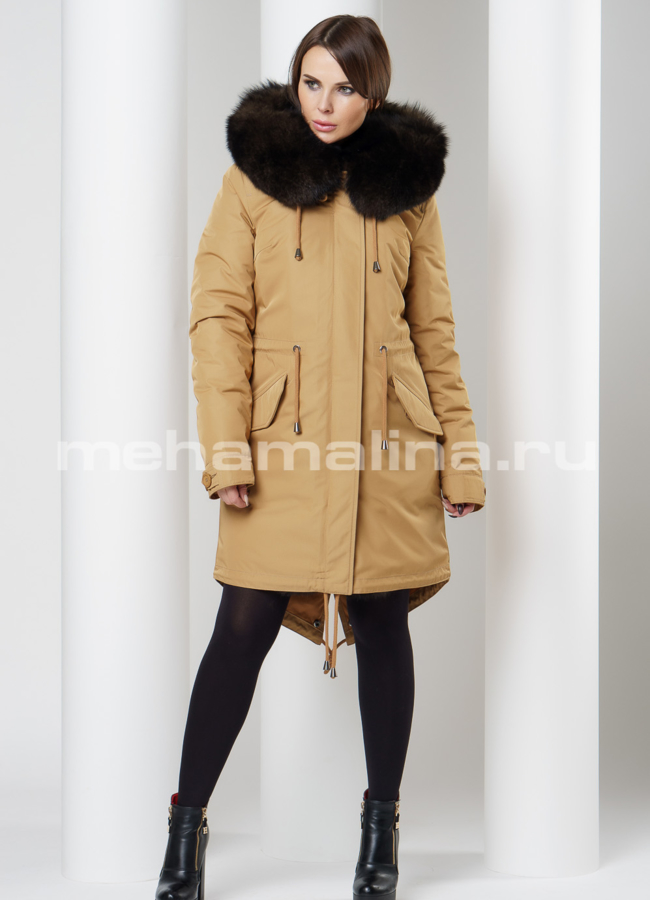 Парка с мехом модель № П-214 в рассрочку