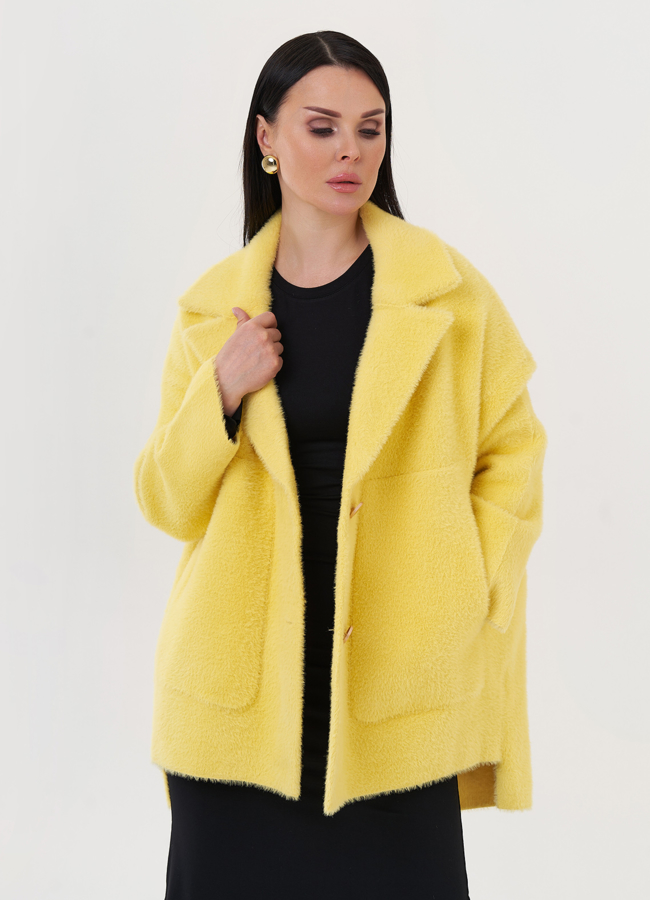 Укороченный кардиган с английским воротником модель № 22498 в рассрочку