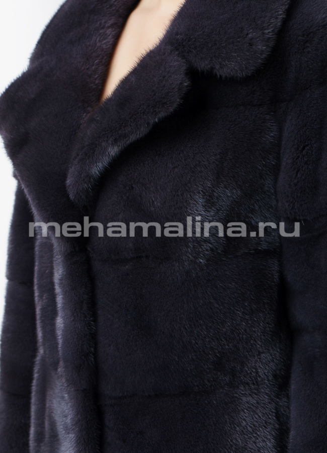 Шуба из меха норки модель № S-563 универмаг малина
