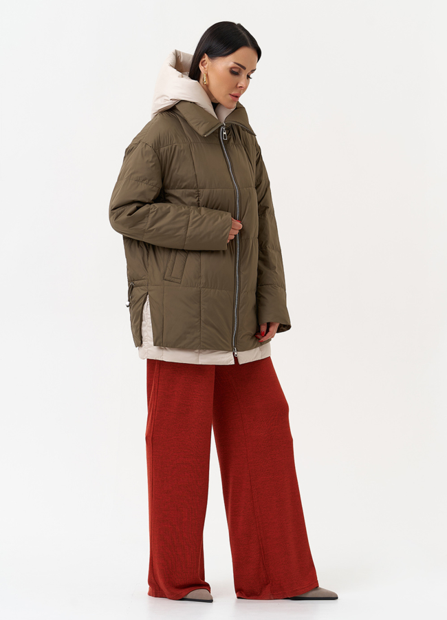 Женская куртка со съемным капюшоном модель № 29938 универмаг малина