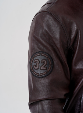 Мужская куртка из натуральной кожи 