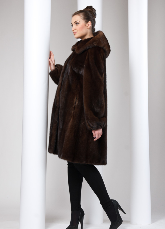 фото Шуба норка Brown модель № S-17
