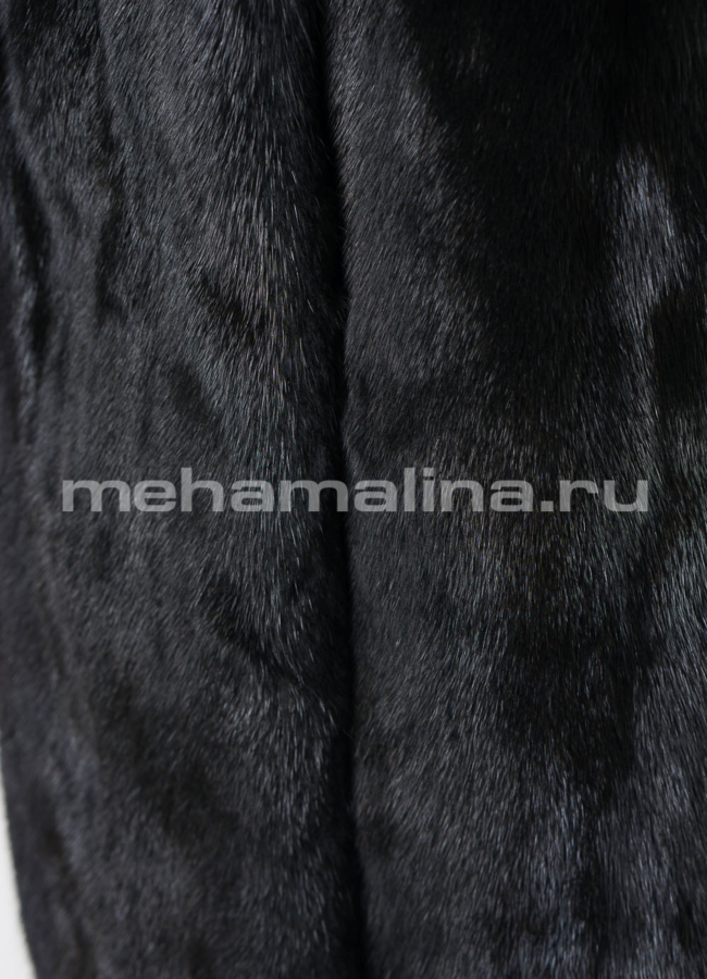 Норковая шуба баллон со стойкой  модель № 17320 универмаг малина
